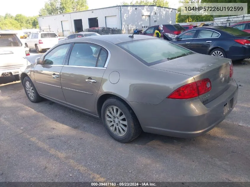 1G4HP57226U192599 2006 Buick Lucerne Cx