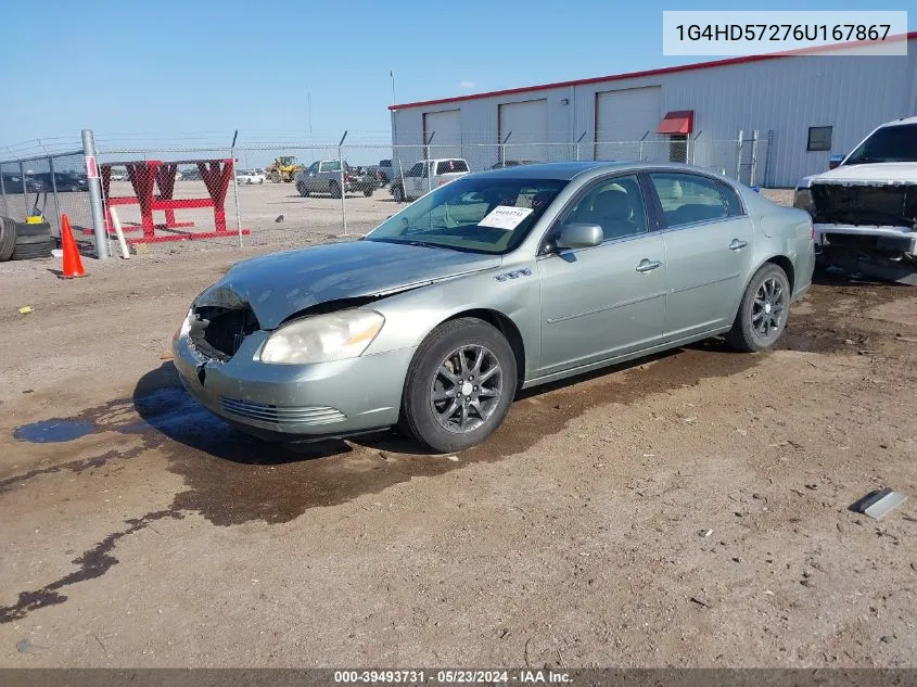 1G4HD57276U167867 2006 Buick Lucerne Cxl