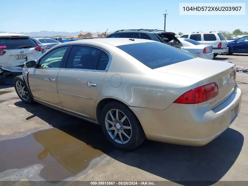 1G4HD572X6U203907 2006 Buick Lucerne Cxl