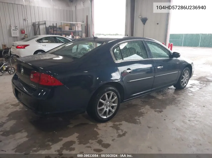 1G4HD57286U236940 2006 Buick Lucerne Cxl