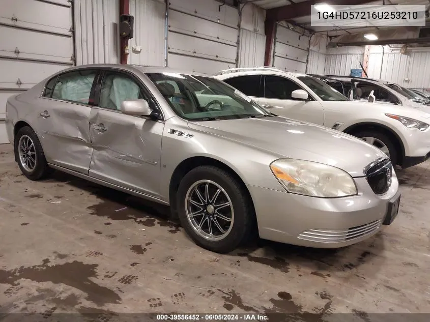 2006 Buick Lucerne Cxl VIN: 1G4HD57216U253210 Lot: 39556452