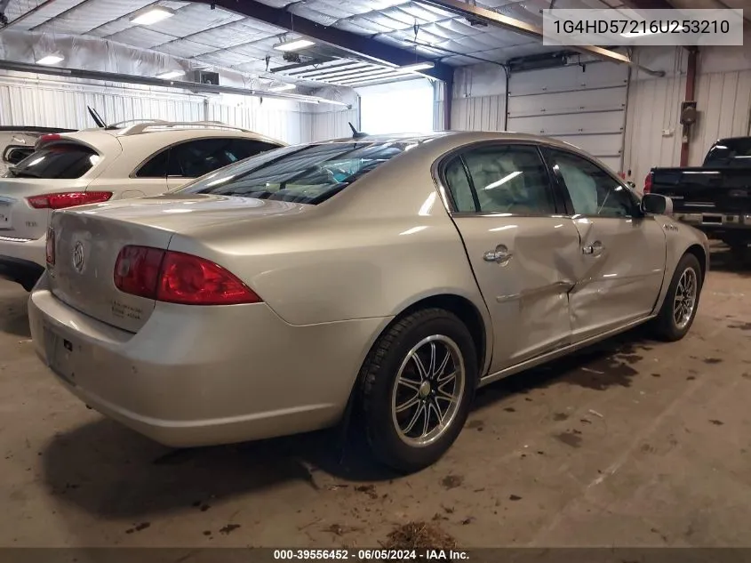 2006 Buick Lucerne Cxl VIN: 1G4HD57216U253210 Lot: 39556452