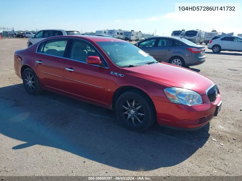 2006 Buick Lucerne Cxl VIN: 1G4HD57286U141732 Lot: 39559397