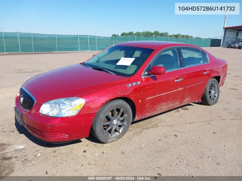 1G4HD57286U141732 2006 Buick Lucerne Cxl