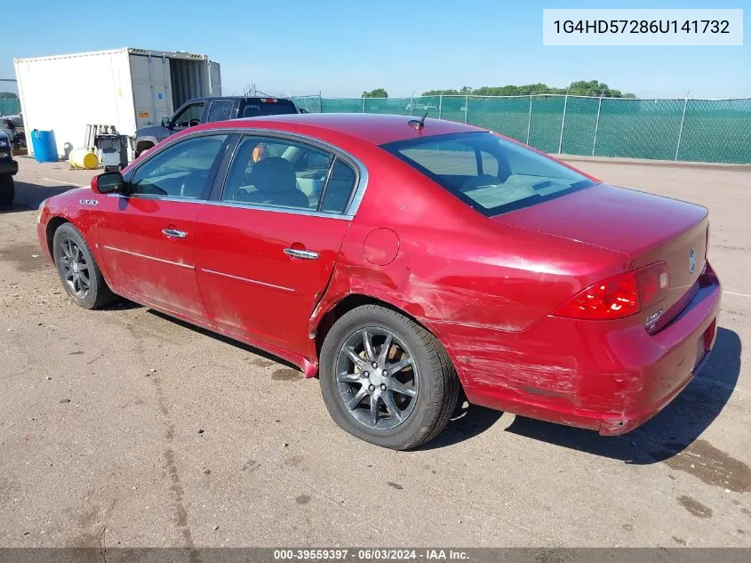 1G4HD57286U141732 2006 Buick Lucerne Cxl