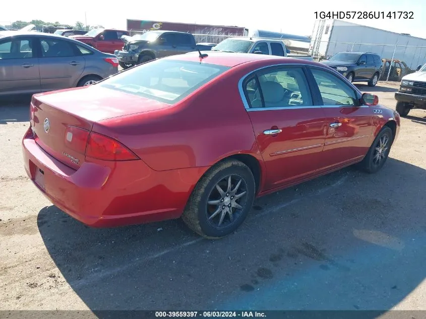 2006 Buick Lucerne Cxl VIN: 1G4HD57286U141732 Lot: 39559397