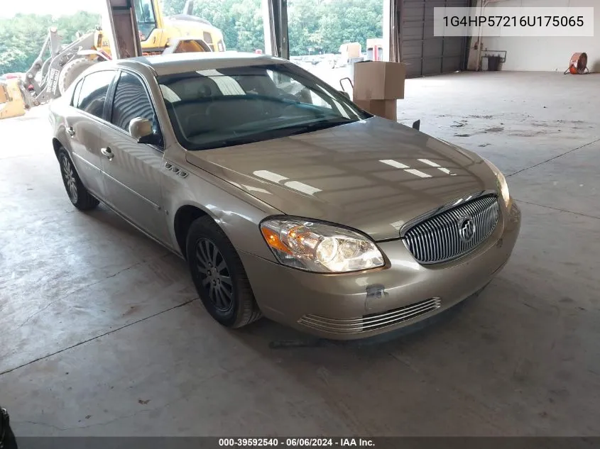 2006 Buick Lucerne Cx VIN: 1G4HP57216U175065 Lot: 39592540