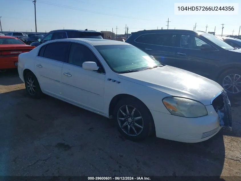 1G4HD57266U244356 2006 Buick Lucerne Cxl