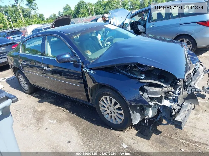 2006 Buick Lucerne Cx VIN: 1G4HP57276U134374 Lot: 39603525