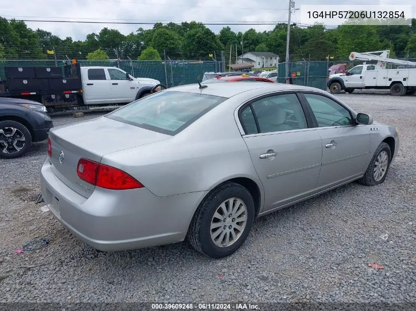 2006 Buick Lucerne Cx VIN: 1G4HP57206U132854 Lot: 39609248