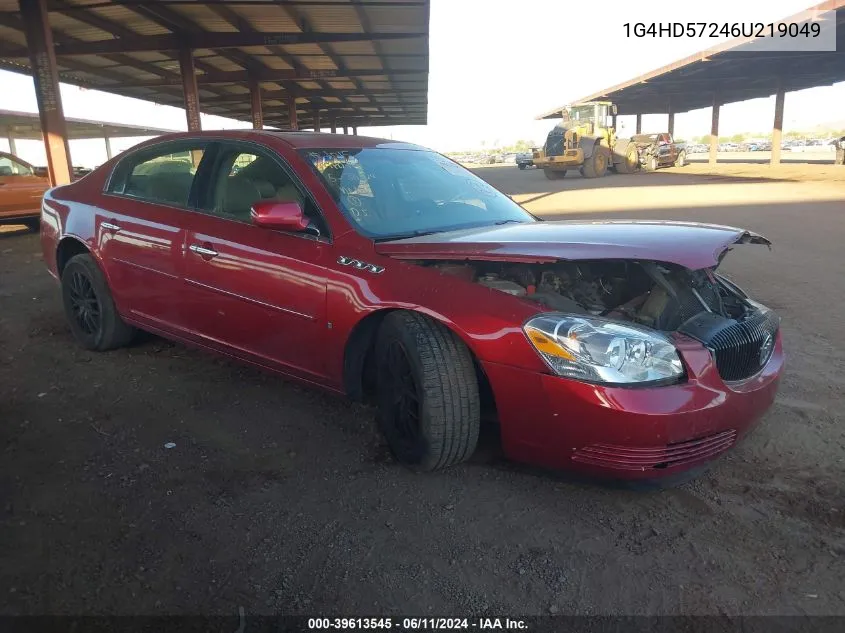 2006 Buick Lucerne Cxl VIN: 1G4HD57246U219049 Lot: 39613545