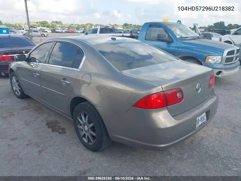 2006 Buick Lucerne Cxl VIN: 1G4HD57296U218382 Lot: 39625285