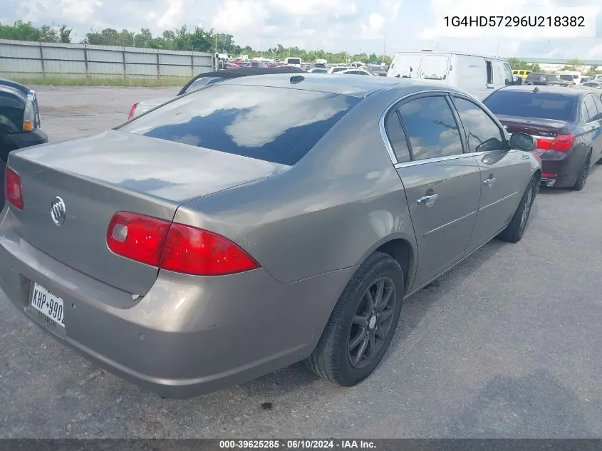 2006 Buick Lucerne Cxl VIN: 1G4HD57296U218382 Lot: 39625285