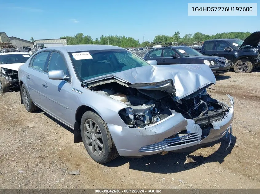 2006 Buick Lucerne Cxl VIN: 1G4HD57276U197600 Lot: 39642630