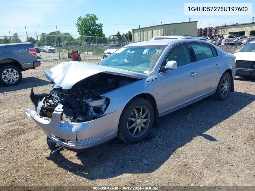 2006 Buick Lucerne Cxl VIN: 1G4HD57276U197600 Lot: 39642630