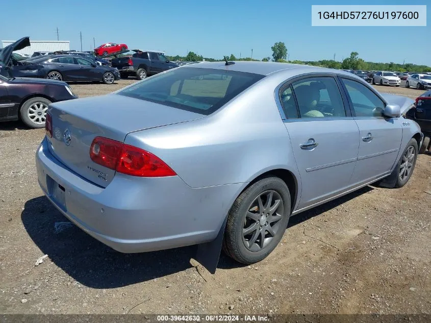 2006 Buick Lucerne Cxl VIN: 1G4HD57276U197600 Lot: 39642630