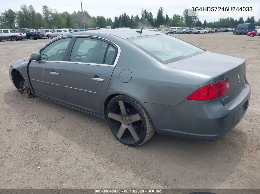 1G4HD57246U244033 2006 Buick Lucerne Cxl