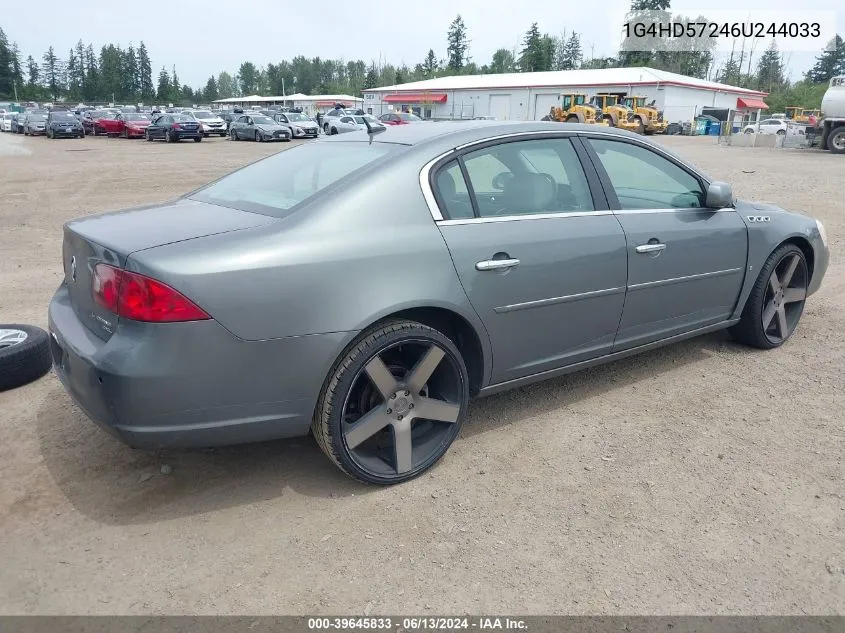 2006 Buick Lucerne Cxl VIN: 1G4HD57246U244033 Lot: 39645833