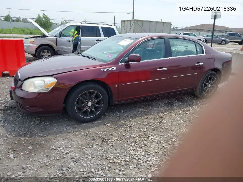 1G4HD57226U218336 2006 Buick Lucerne Cxl