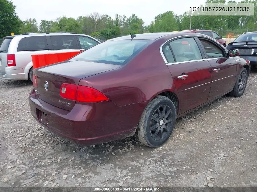 1G4HD57226U218336 2006 Buick Lucerne Cxl