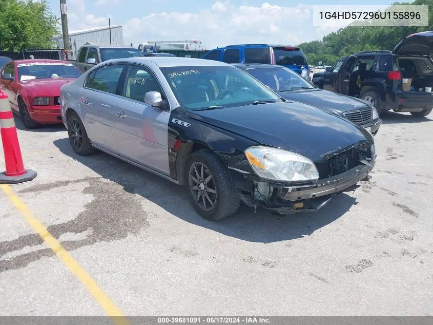 2006 Buick Lucerne Cxl VIN: 1G4HD57296U155896 Lot: 39681091