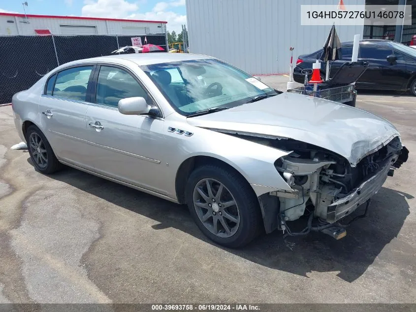 1G4HD57276U146078 2006 Buick Lucerne Cxl