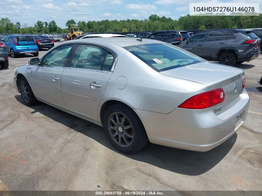 2006 Buick Lucerne Cxl VIN: 1G4HD57276U146078 Lot: 39693758