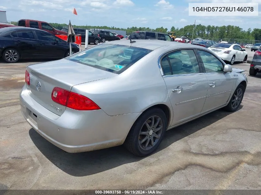 2006 Buick Lucerne Cxl VIN: 1G4HD57276U146078 Lot: 39693758