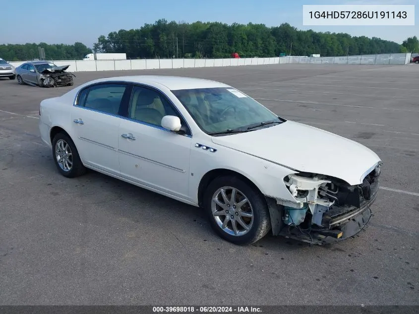 1G4HD57286U191143 2006 Buick Lucerne Cxl