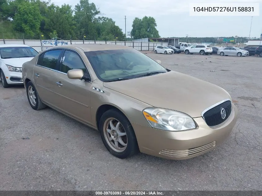 2006 Buick Lucerne Cxl VIN: 1G4HD57276U158831 Lot: 39703093