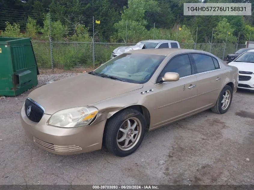 2006 Buick Lucerne Cxl VIN: 1G4HD57276U158831 Lot: 39703093