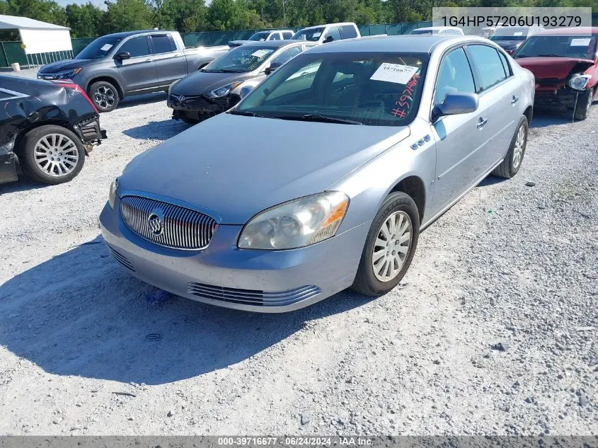 1G4HP57206U193279 2006 Buick Lucerne Cx