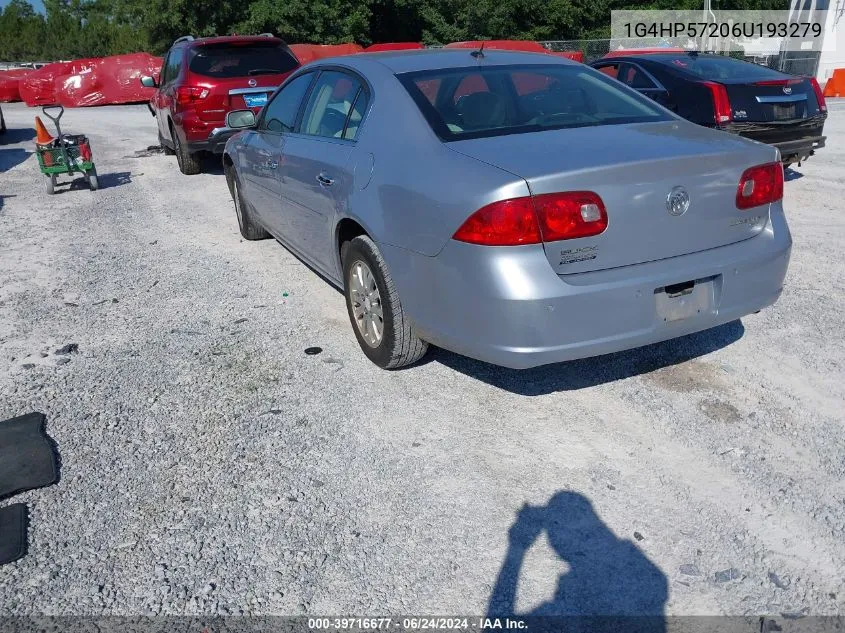 2006 Buick Lucerne Cx VIN: 1G4HP57206U193279 Lot: 39716677