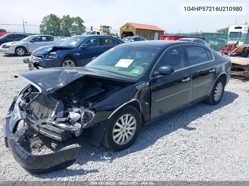 1G4HP57216U210980 2006 Buick Lucerne Cx