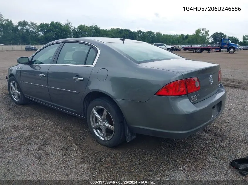 2006 Buick Lucerne Cxl VIN: 1G4HD57206U246586 Lot: 39739946