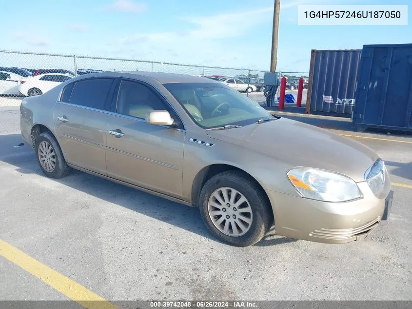 2006 Buick Lucerne Cx VIN: 1G4HP57246U187050 Lot: 39742048