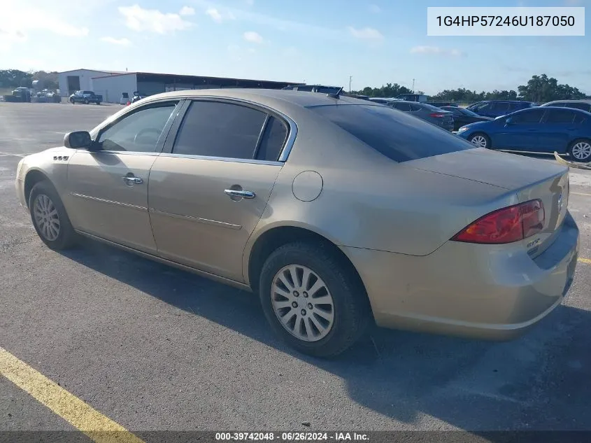 2006 Buick Lucerne Cx VIN: 1G4HP57246U187050 Lot: 39742048