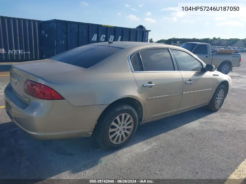 2006 Buick Lucerne Cx VIN: 1G4HP57246U187050 Lot: 39742048