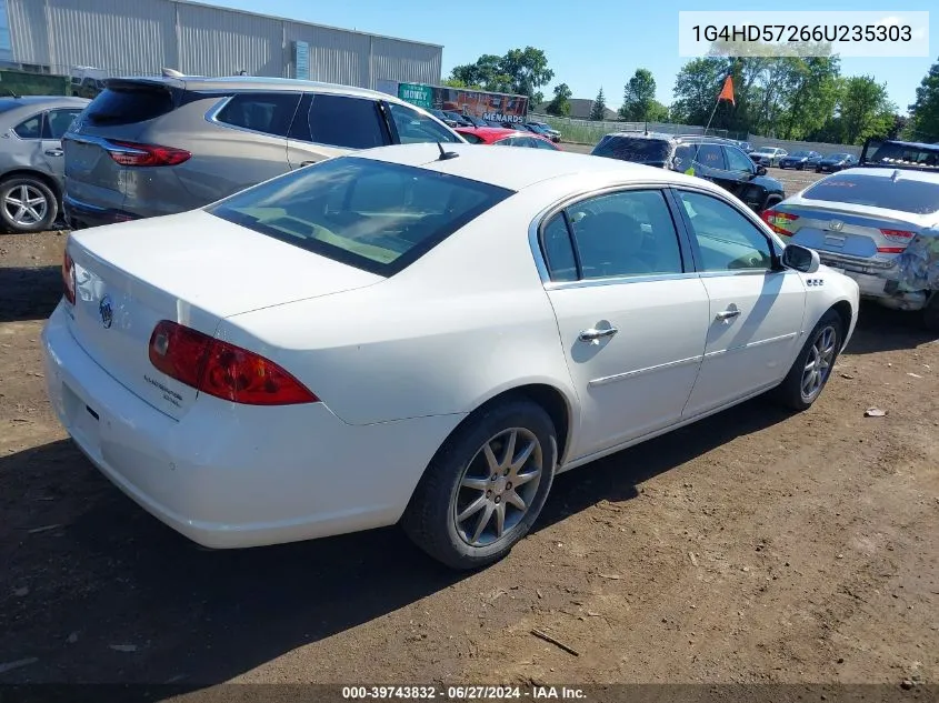 1G4HD57266U235303 2006 Buick Lucerne Cxl