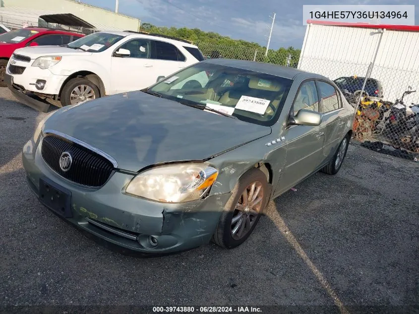 1G4HE57Y36U134964 2006 Buick Lucerne Cxs