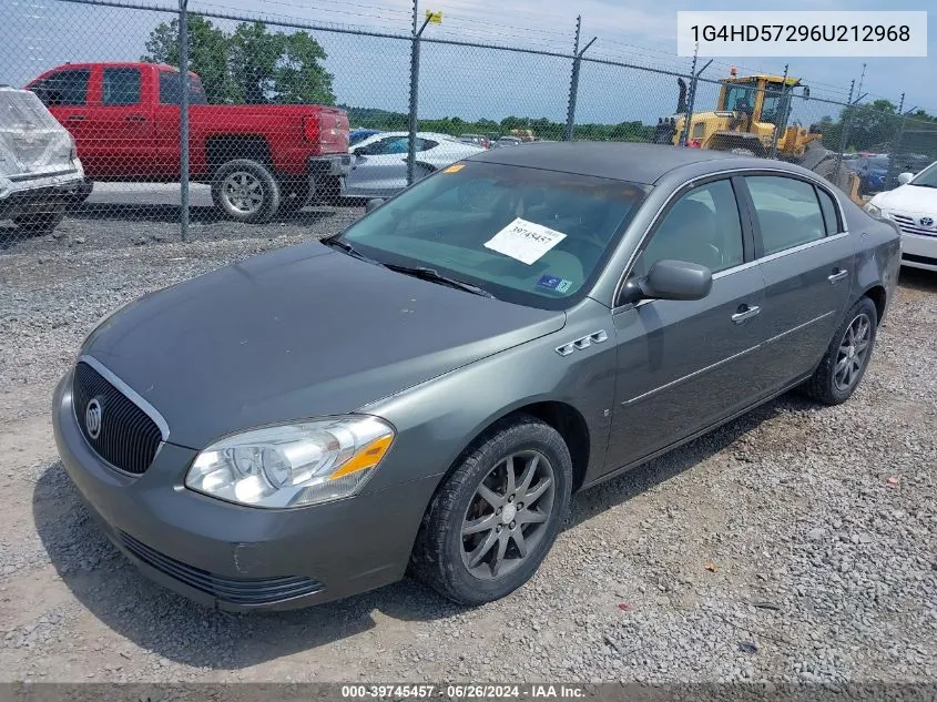 2006 Buick Lucerne Cxl VIN: 1G4HD57296U212968 Lot: 39745457