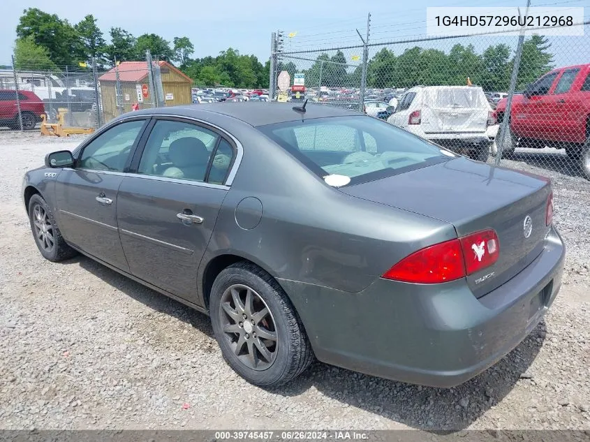 2006 Buick Lucerne Cxl VIN: 1G4HD57296U212968 Lot: 39745457