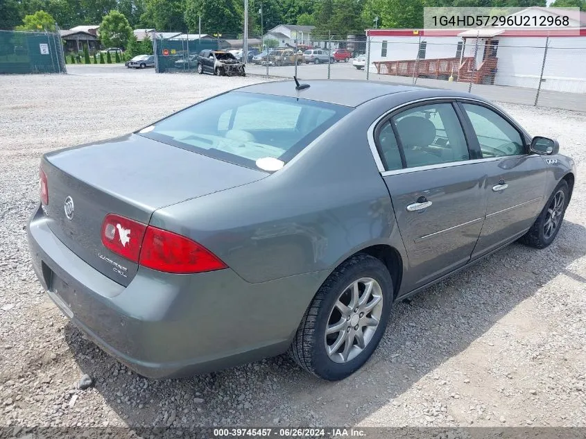 2006 Buick Lucerne Cxl VIN: 1G4HD57296U212968 Lot: 39745457