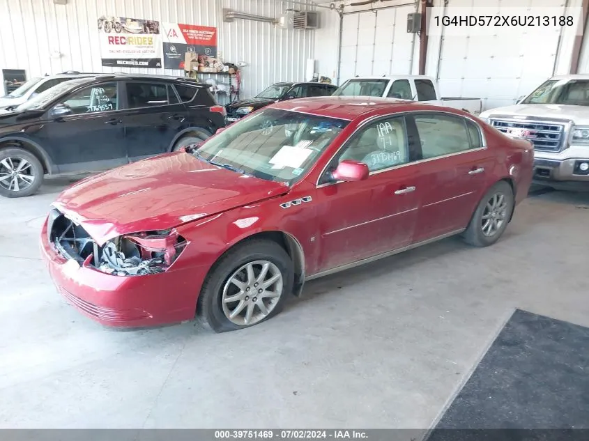 1G4HD572X6U213188 2006 Buick Lucerne Cxl