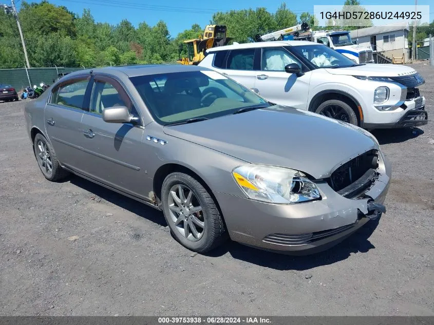 1G4HD57286U244925 2006 Buick Lucerne Cxl