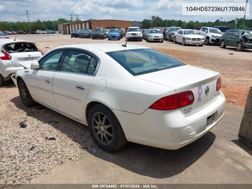 2006 Buick Lucerne Cxl VIN: 1G4HD57236U170846 Lot: 39764492