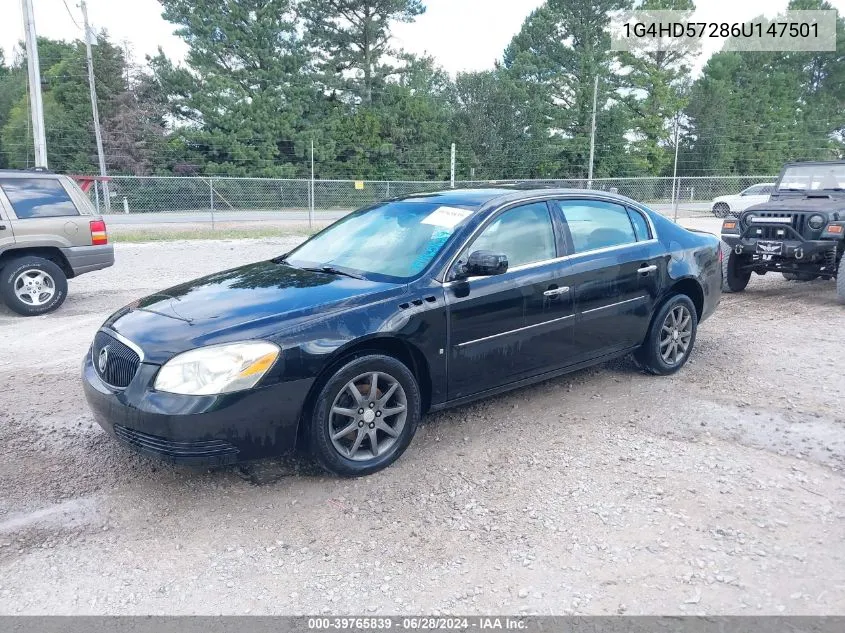 1G4HD57286U147501 2006 Buick Lucerne Cxl