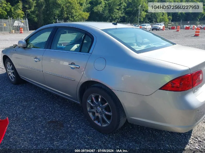 2006 Buick Lucerne Cxl VIN: 1G4HD57256U227953 Lot: 39784367