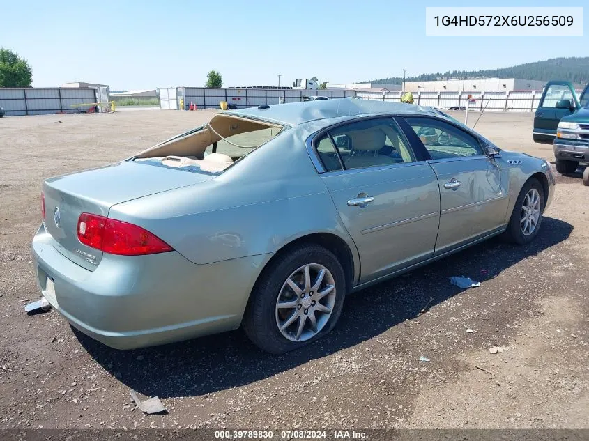 2006 Buick Lucerne Cxl VIN: 1G4HD572X6U256509 Lot: 39789830