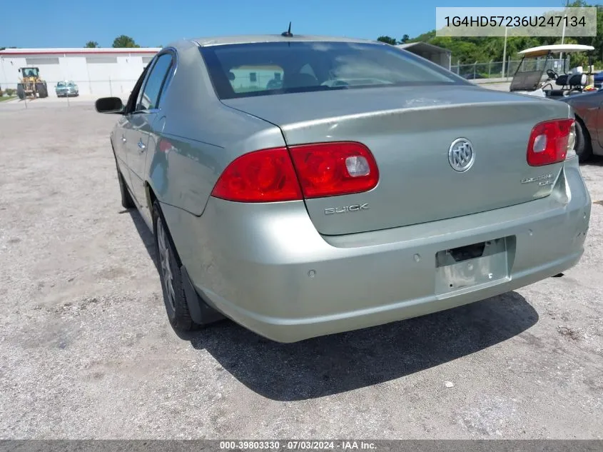 2006 Buick Lucerne Cxl VIN: 1G4HD57236U247134 Lot: 39803330